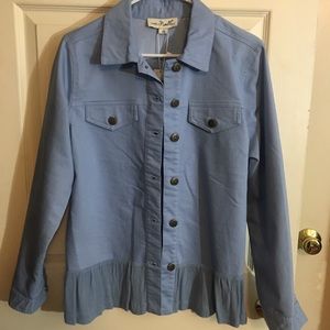 *SOLD* Lace-back Denim Jacket